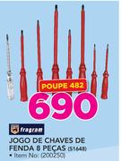 Fragram jogo de chaves de fenda 8 pecas S1648