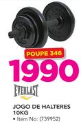 Everlast Jogo De Halteres-10Kg