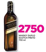 Whisky Duplo Scotch Preto-750ml