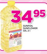 Sunfoil Sunflower Oil-2Ltr