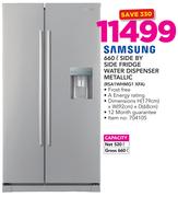 Samsung 660Ltr Side By Side Fridge Water Dispenser Metallic RSA1WHMG1 XFA