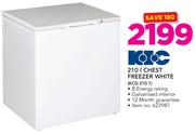 KIC 210Ltr Chest Freezer White KCG210 1