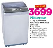 Hisense 13Kg Top Load Washing Machine WTX1302S