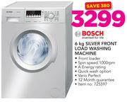 Bosch 6Kg Silver Front Load Washing Machine
