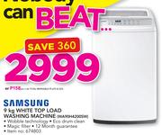 Samsung 9Kg White Top Load Washing Machine WA90H4200SW