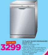 Bosch 12 Place Silver Dishwasher SMS40E18Z 08Z