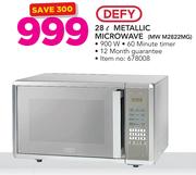 Defy 28Ltr Metallic Microwave MW M2822MG