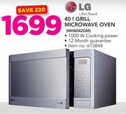 LG 40Ltr Grill Microwave Oven MH8042GM