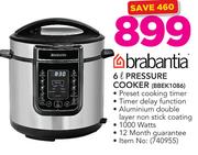 brabantia digital pressure cooker 6 litre bbek1086