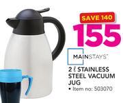 Mainstays 2Ltr Stainless Steel Vacuum Jug