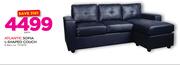 Atlantic Sofia L-Shaped Couch-Each