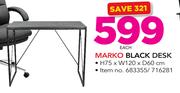 Marko Black Desk-Each
