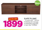 Slats TV Unit