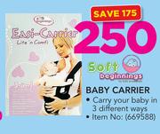 Soft Beginnings Baby Carrier