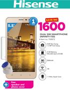 Hisense Infinity F20 Dual Sim Smartphone With Free Speaker And Phone Cover