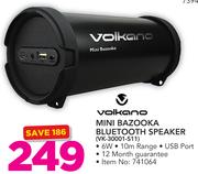 Volkano Mini Bazooka Bluetooth Speaker VK-30001-S11