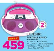 Logik Portable Radio RSH-441869-P