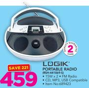 Logik Portable Radio RSH-441869-S