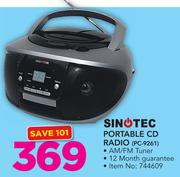 Sinotec Portable CD Radio PC-9261
