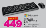 Microsoft Wireless Desktop 850