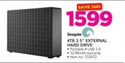 Seagate 4TB 3.5" External Hard Drive
