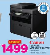 Canon I-Sensys MF237W All-In-One Printer