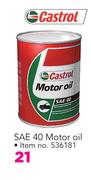 Castrol SAE 40 Motor Oil