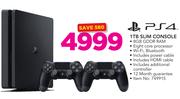 PS4 1TB Slim Console