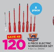 Fragram 8 Piece Electric Screwdriver Set