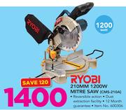 Ryobi 210mm 1200W Mitre Saw CMS-210A