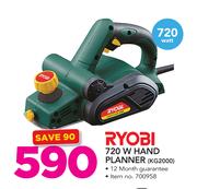 Ryobi 720W Hand Planner KG2000