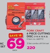 Fork Craft 6 Piece Cutting Disk-115X10X2 Each