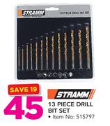 Stramm 13 Piece Drill Bit Set