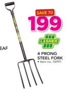 Lasher 4 Prong Steel Fork