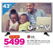 LG 43" FHD LED TV 43LH510V AFB