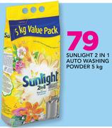 Sunlight 2 In 1 Auto Washing Powder-5Kg