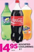 Assorted Cooldrinks-2Ltr Each