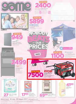 Game Lesotho : Nobody Beats our Prices (26 July - 9 August 2017), page 1