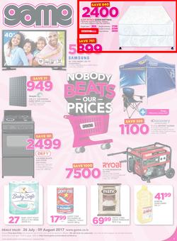 Game Lesotho : Nobody Beats our Prices (26 July - 9 August 2017), page 1