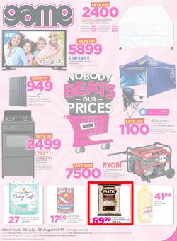 Game Lesotho : Nobody Beats our Prices (26 July - 9 August 2017), page 1