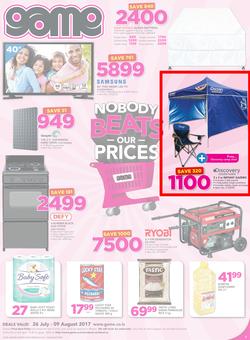 Game Lesotho : Nobody Beats our Prices (26 July - 9 August 2017), page 1