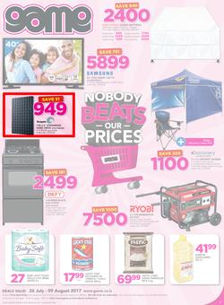 Game Lesotho : Nobody Beats our Prices (26 July - 9 August 2017), page 1