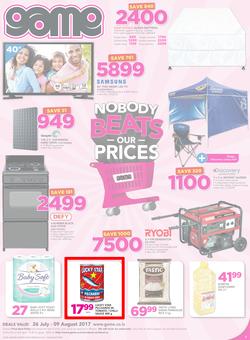Game Lesotho : Nobody Beats our Prices (26 July - 9 August 2017), page 1