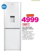 Defy 323Ltr Bottom Freezer Fridge DAC 517