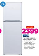 KIC 170Ltr Top Freezer Fridge (White) 518 1