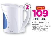 Logik 1.7Ltr Auto Kettle LAJ-200B