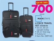 Mainstays 4 Piece Travel Set CO328-S4-Per Set