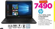HP 15.6" Intel Core i3 Notebook 15-AY035NI