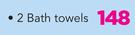 2 Bath Towels