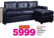 Atlantic Sofia L-Shaped Couch